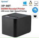 Impresora Termica Xprinter 80mm MOD:XP-80T USB+Ethernet Para Todo Tipo De Recibos